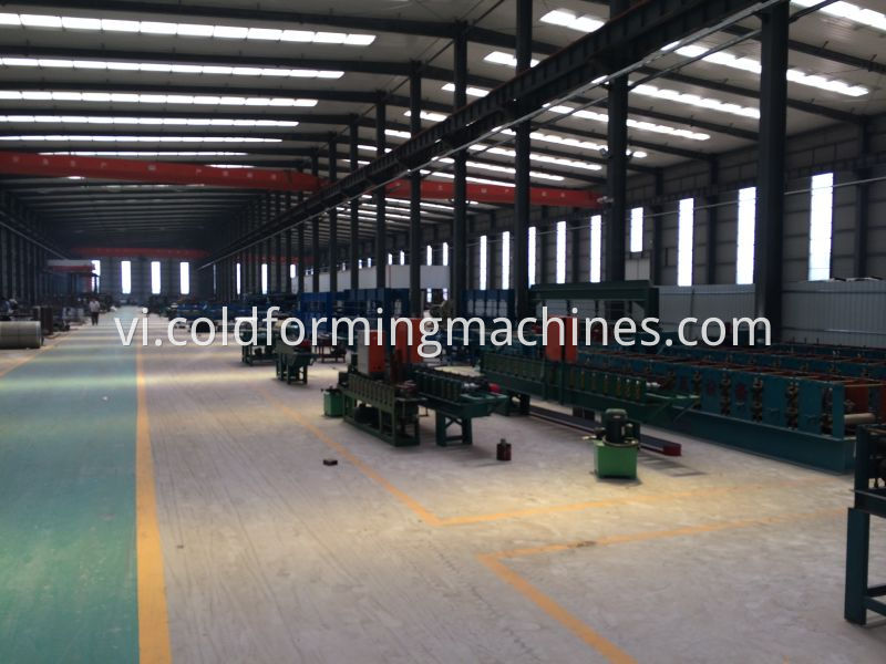 Workshop With Roll Forming Machine